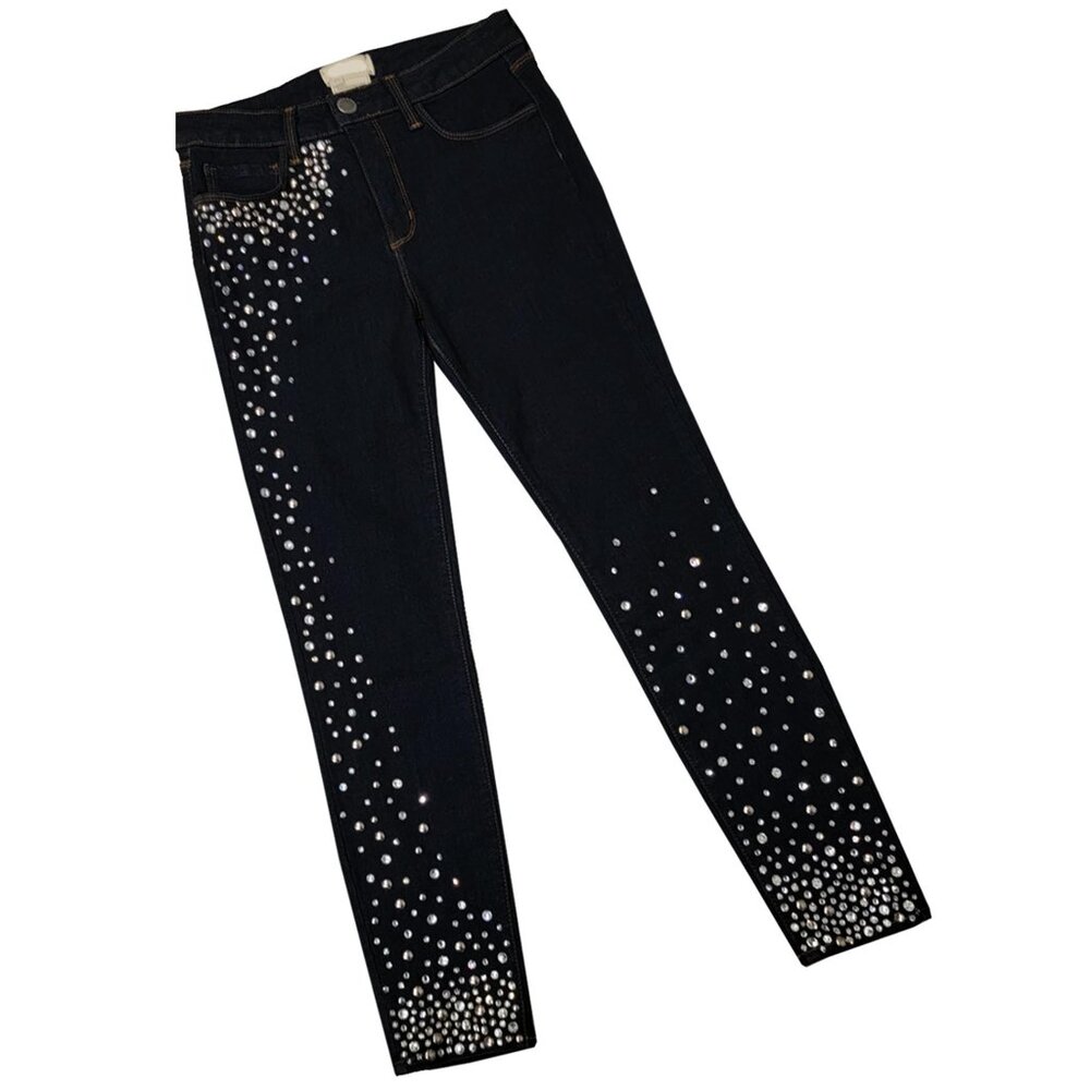 Galaxia Embellished Women's Black Denims